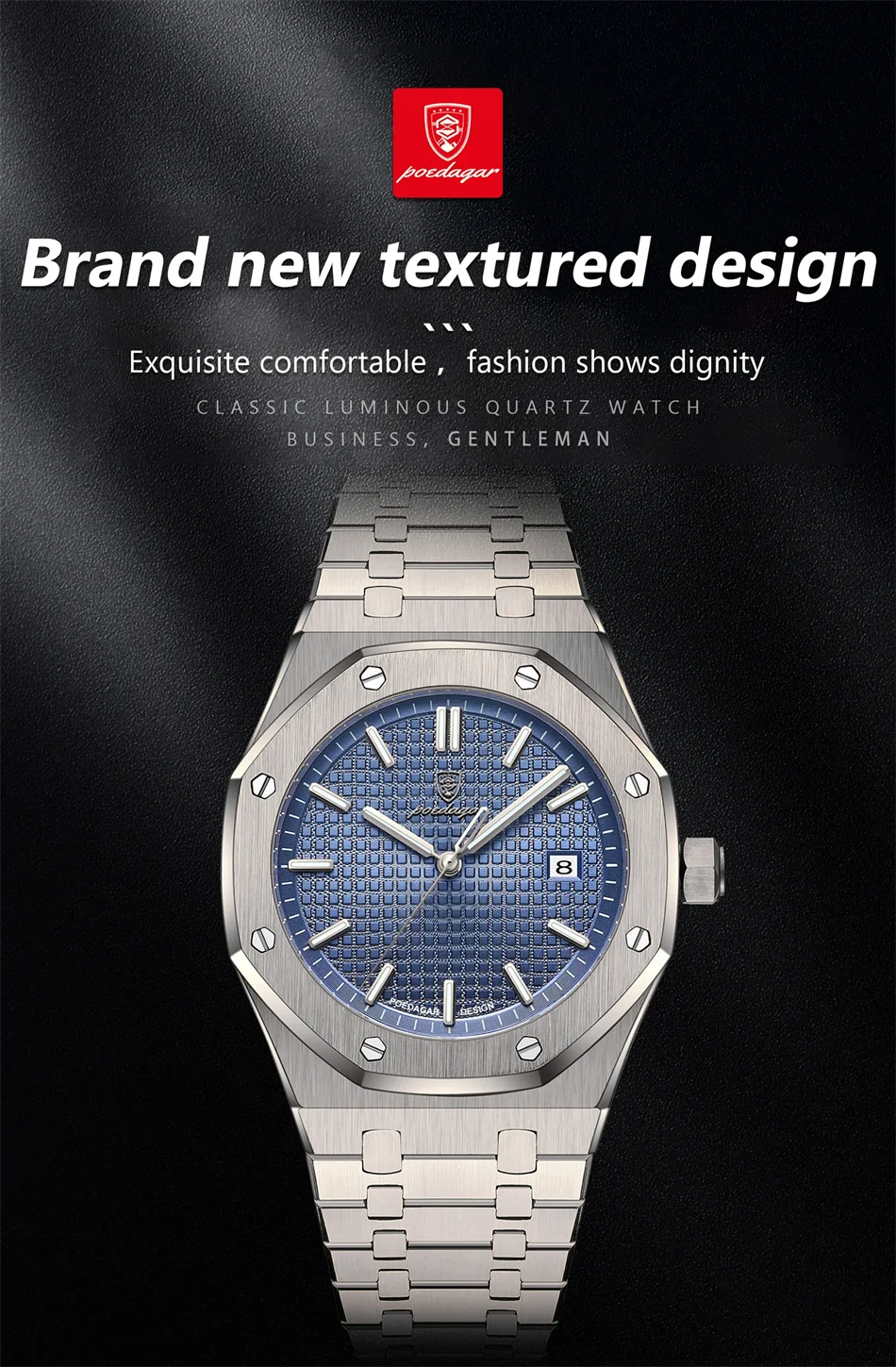 Timely Treasures Aurelius Time Mens Stylish Watch