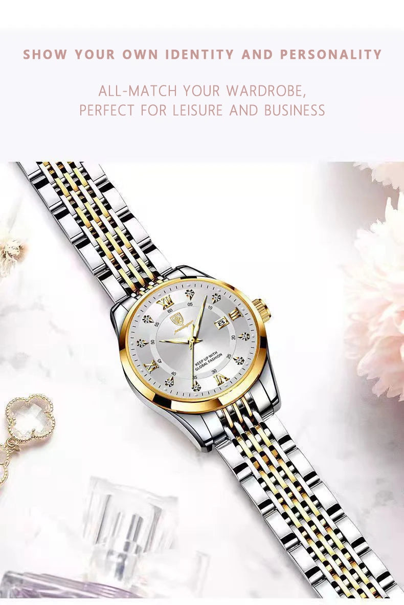 Timely Treasures Celeste Noir Womens Watch