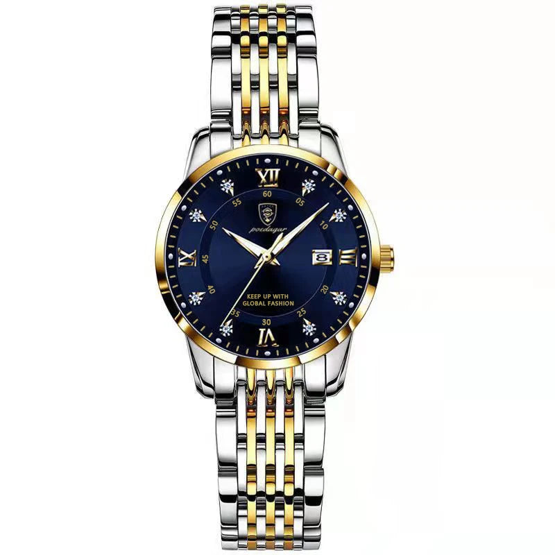 Timely Treasures Celeste Noir Womens Watch